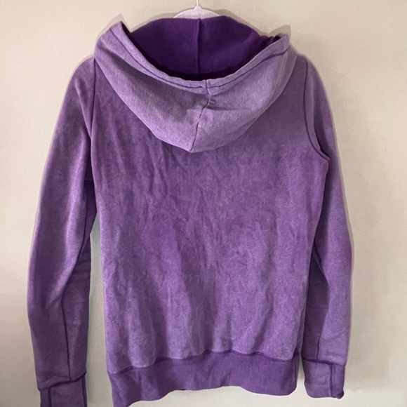 Purple fox zip up hoodie - Picture 5 of 6